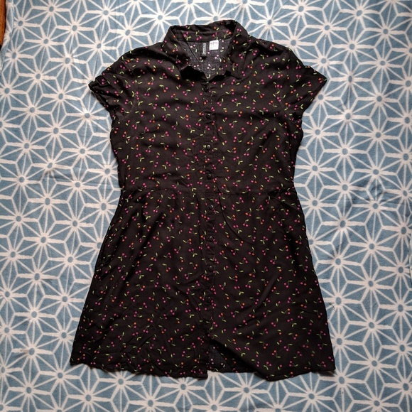 h&m cherry dress